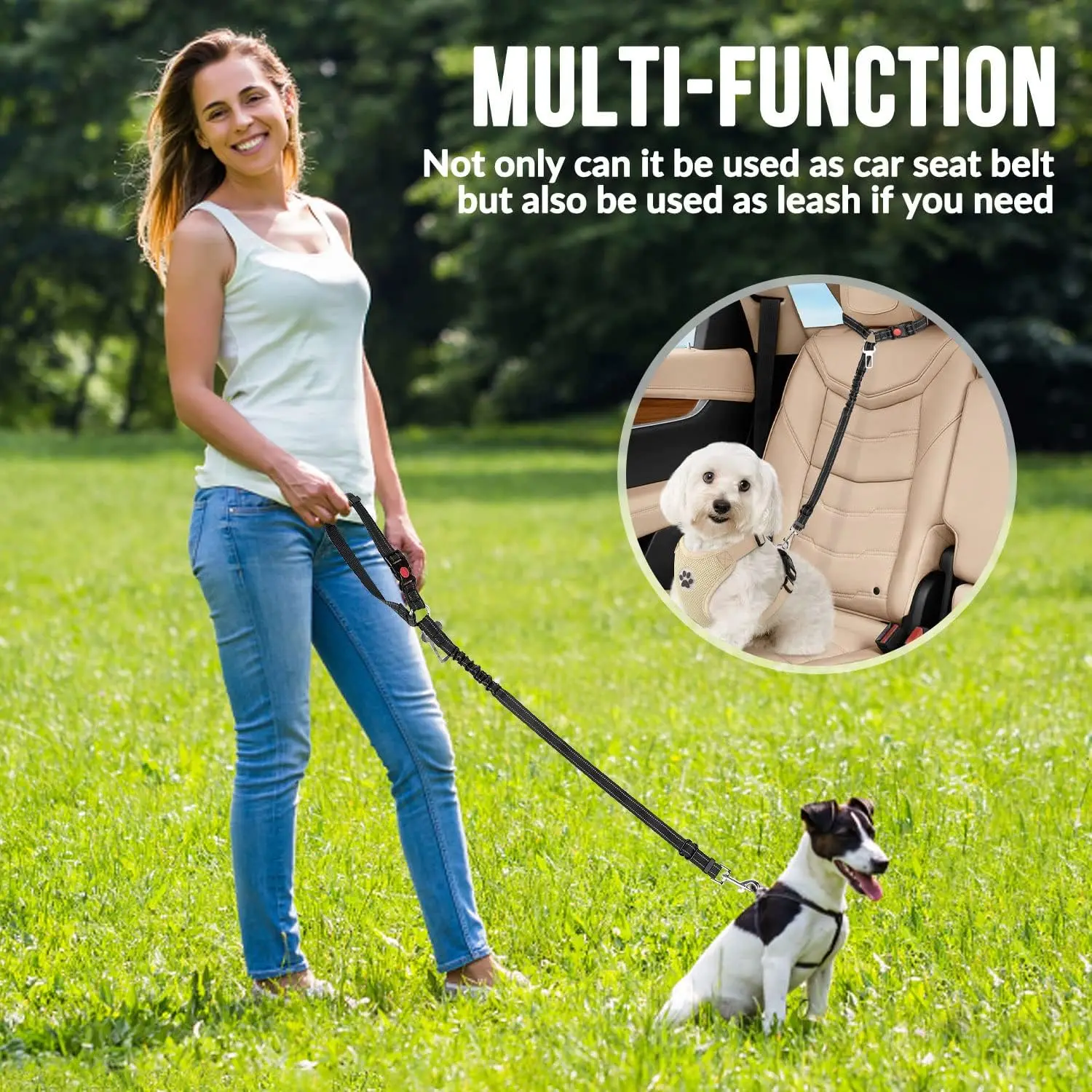Headrest Dog Seat Belt - Image 6