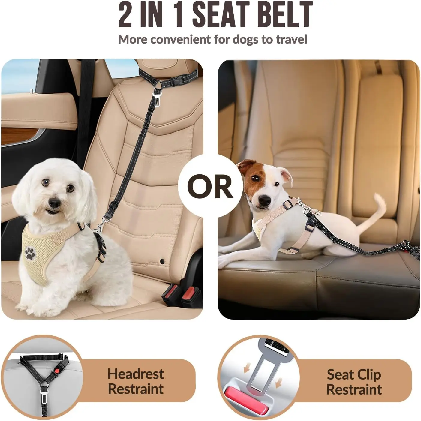 Headrest Dog Seat Belt - Image 5